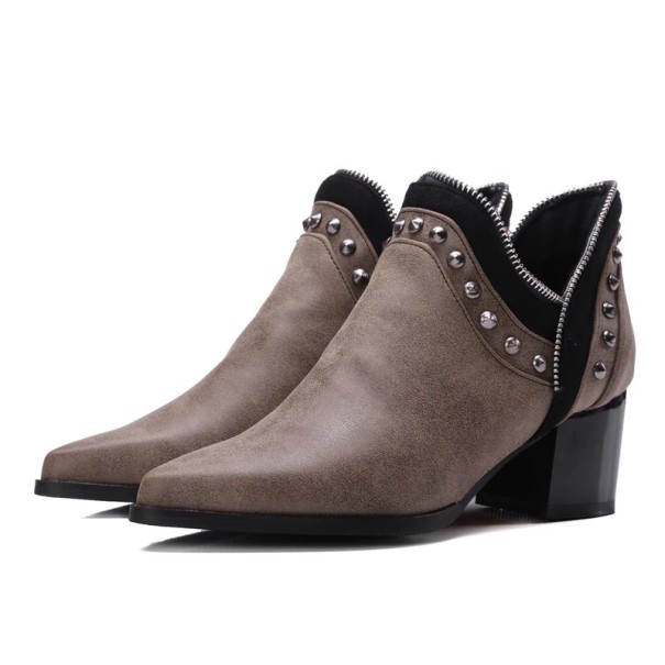Luxuriöse Damen-Winterschuhe Naomi hellbraun 33