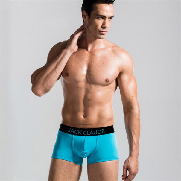 Luxuriöse Herren-Boxershorts – Blau L