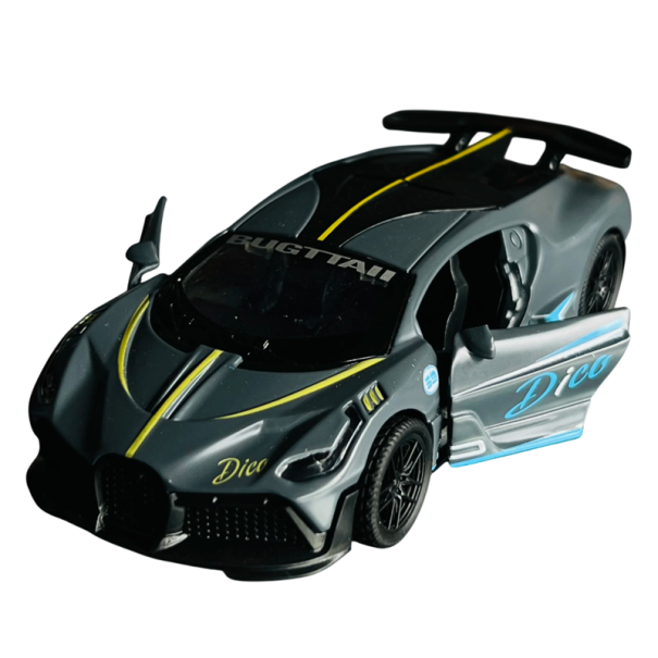 Luxury Alloy Car Model Children's Metal Toy Car Realistic Sports Car Toy for Kids Collectible Model Gift for Boys black