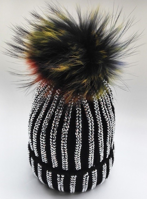 Luxury Women's Hat with Rhinestones 5