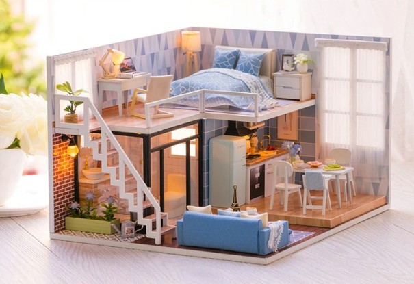 Luxury Wooden Dollhouse 1