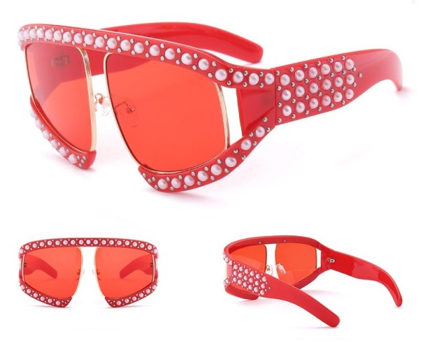 Luxusné dámske okuliare J2914 červená