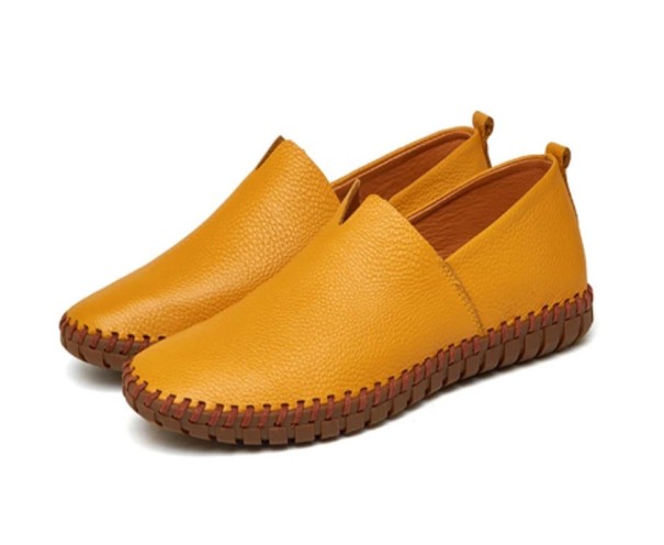 Luxusné pánske espadrilky J1991 tmavo žltá 41