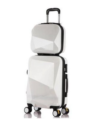 Luxusní dámský kufr J3209 bílá