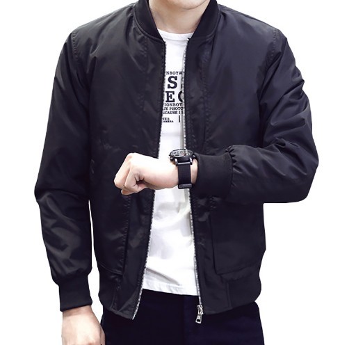 Luxusní jarní/podzimní bunda J1985 černá S