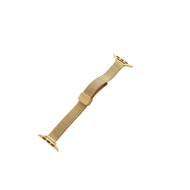 Luxusní tenký kovový magnetický řemínek pro iWatch Apple Watch 38 mm 40 mm 41 mm pro Series 1 2 3 4 5 6 7 8 9 SE Elegantní pásek zlatá