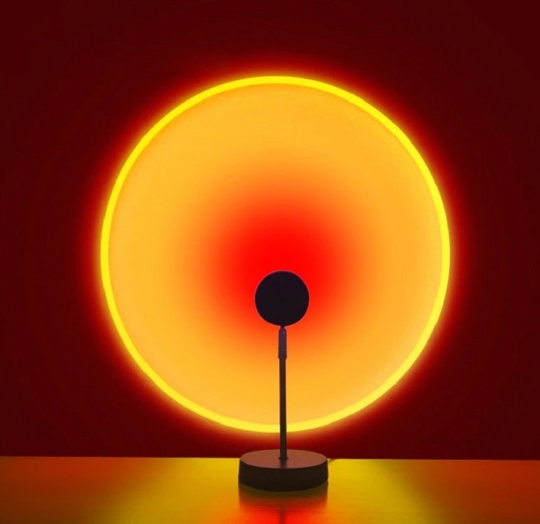 Luz projetora pôr do Sol 4