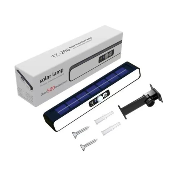 Luz solar de movimento 36 LED Luz exterior portátil à prova de água para cercas, jardins, terraços e varandas Lâmpada de segurança com sensor 1