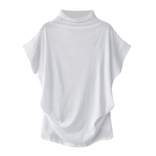 Luźna koszulka damska biały 4XL