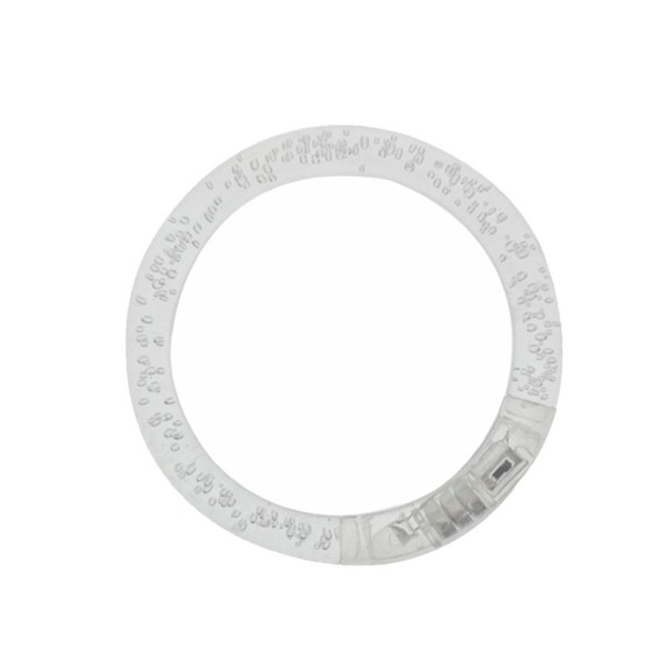 Lysande armband vit