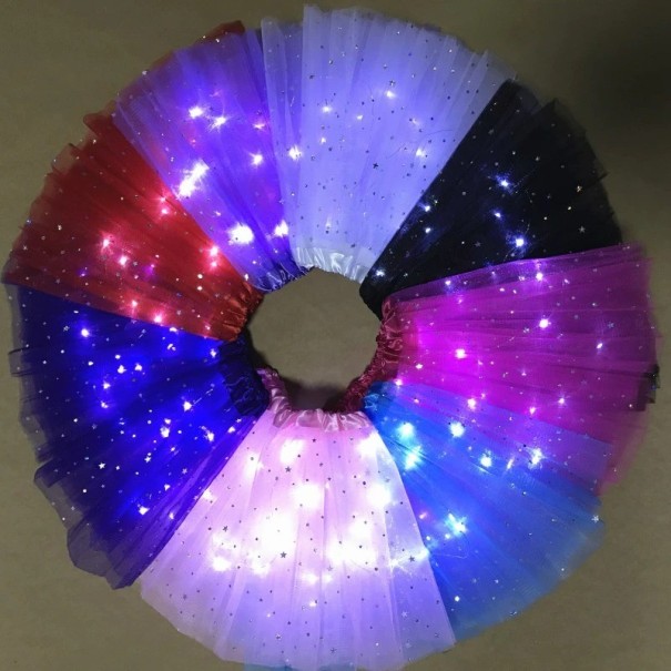 Lysande flickkjol