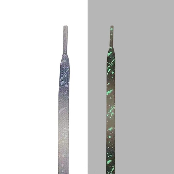 Lysande skosnören 160 cm grå