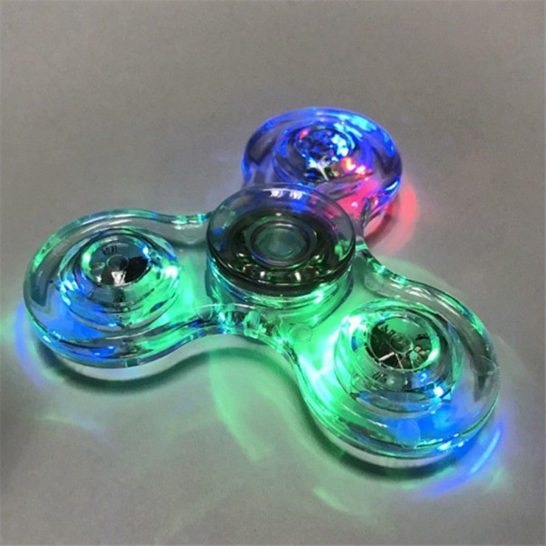 Lysende fidget spinner E51 1