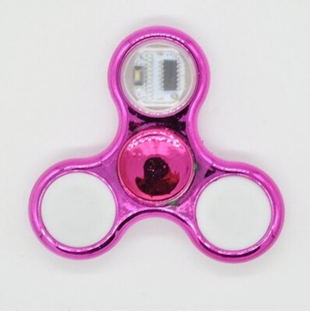 Lysende fidget spinner E83 rosa