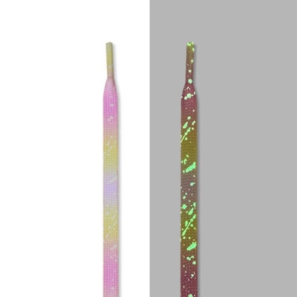 Lysende snørebånd 120 cm rosa