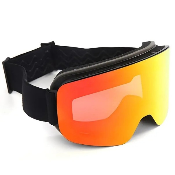 Lyžařské brýle 17,6 x 9,8 cm UV400 Unisex Acetát Nemlžící třívrstvé provedení Ochranné brýle na lyže snowboard zimní sporty zlatá