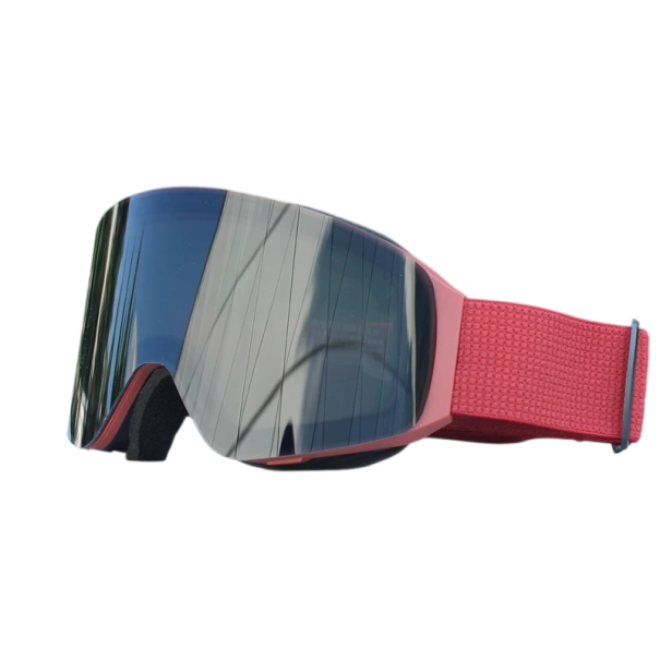 Lyžařské brýle 18,8 x 9,8 cm Unisex UV400 Polykarbonát Nemlžící Komfortní Outdoor Sport Bezpečné Vidění Stylové červená