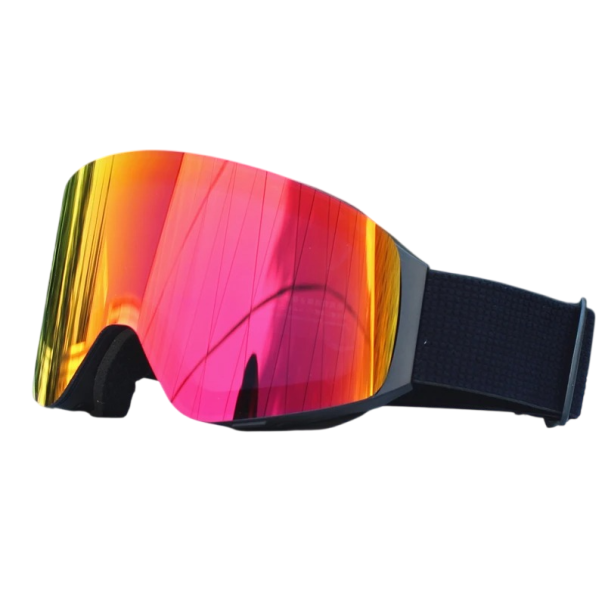 Lyžařské brýle 18,8 x 9,8 cm Unisex UV400 Polykarbonát Nemlžící Komfortní Outdoor Sport Bezpečné Vidění Stylové růžová