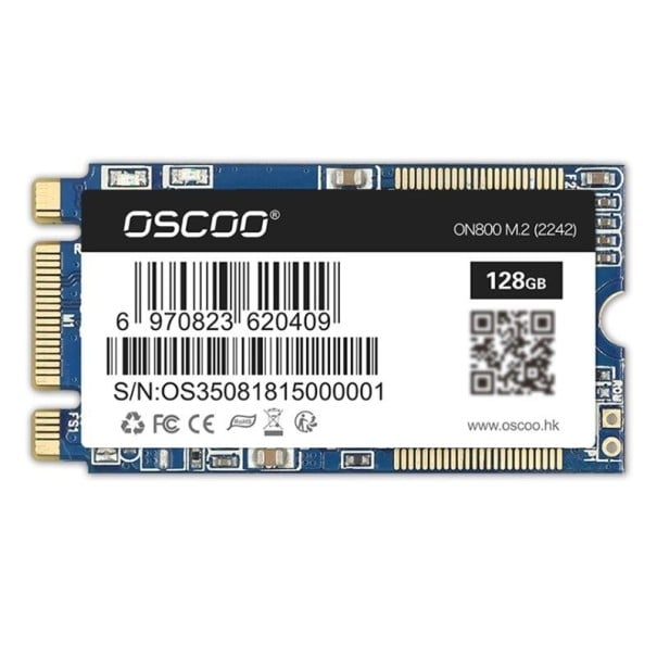 M.2 NGFF 2242 SSD merevlemez 128GB