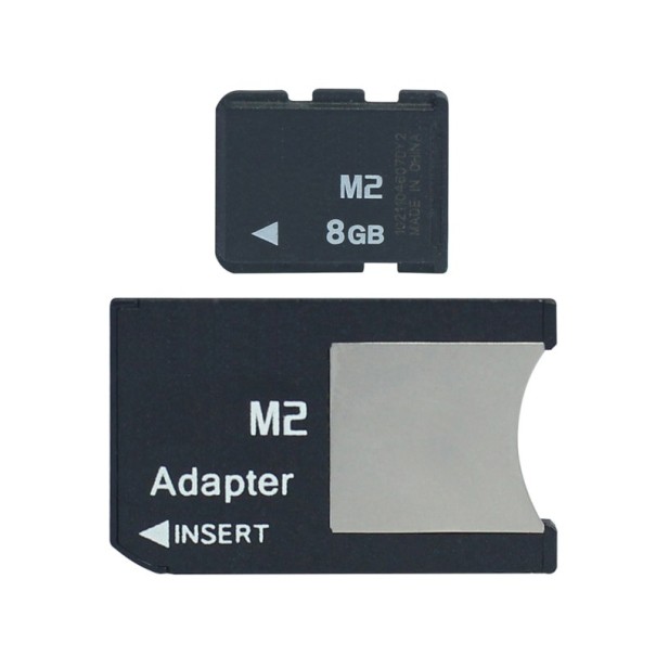 M2-hukommelseskort med adapter 8GB
