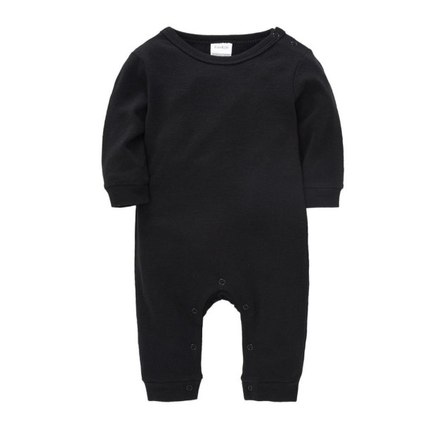 Macacão de bebé T2658 preto 12-18 meses