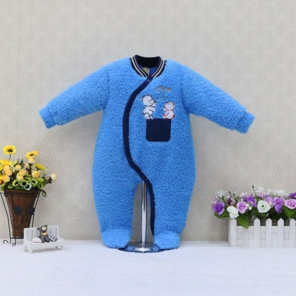 Macacão para bebé T2693 azul claro 3-6 meses