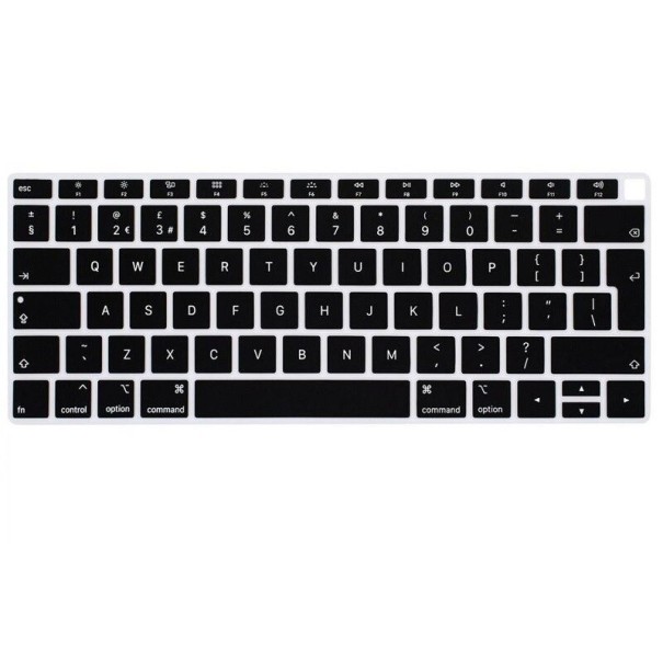 MacBook Air 13 2018 näppäimistösuoja musta