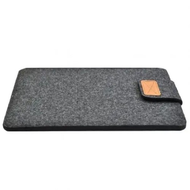 MacBook Case with Zip Fastener for 13 Inches, 34.5 x 26.5 x 0.6 cm dark grey