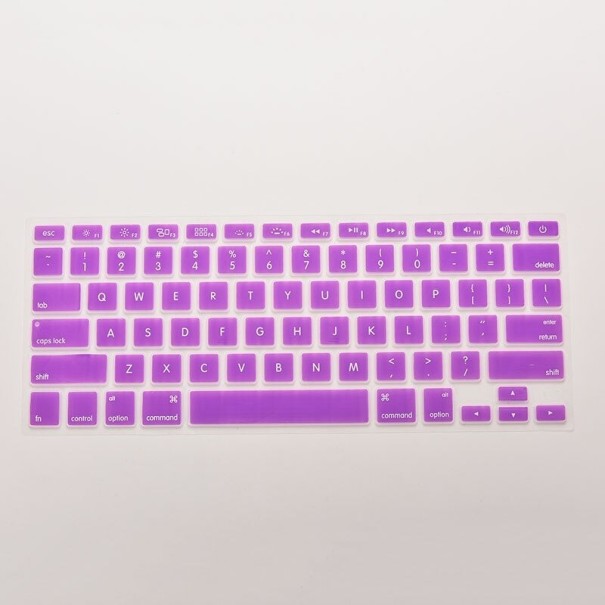 MacBook Pro toetsenbordbeschermer paars