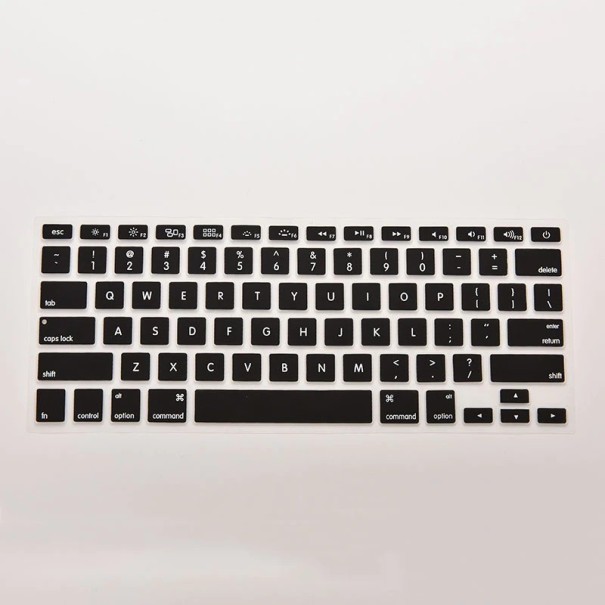 MacBook Pro toetsenbordbeschermer zwart