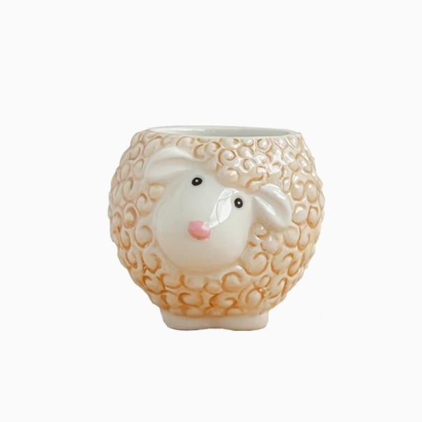 Maceta de cerámica con forma de animal 5