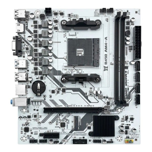 MACHINIST B450 placă de bază AM4 cu suport pentru AMD Ryzen 1–5 DDR4 64GB dual-channel M.2 NVME HDMI VGA USB3.0 LAN gigabit micro ATX 1
