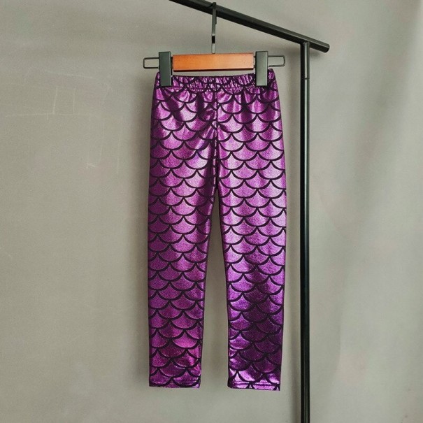 Mädchen-Leggings T2478 lila 6