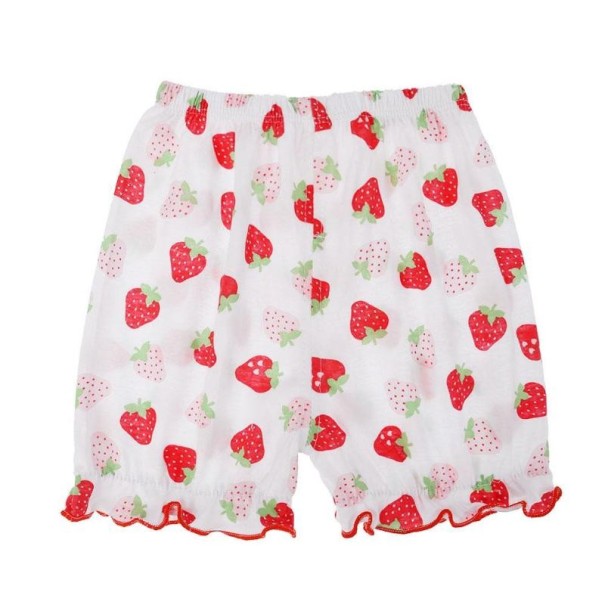 Mädchen-Shorts mit Erdbeer-Print 12-24 Monate