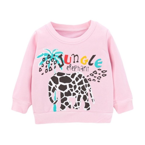 Mädchen-Sweatshirt L574 rosa 5