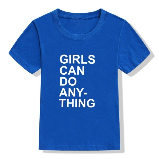 Mädchen-T-Shirt B1571 blau 9-12 Monate