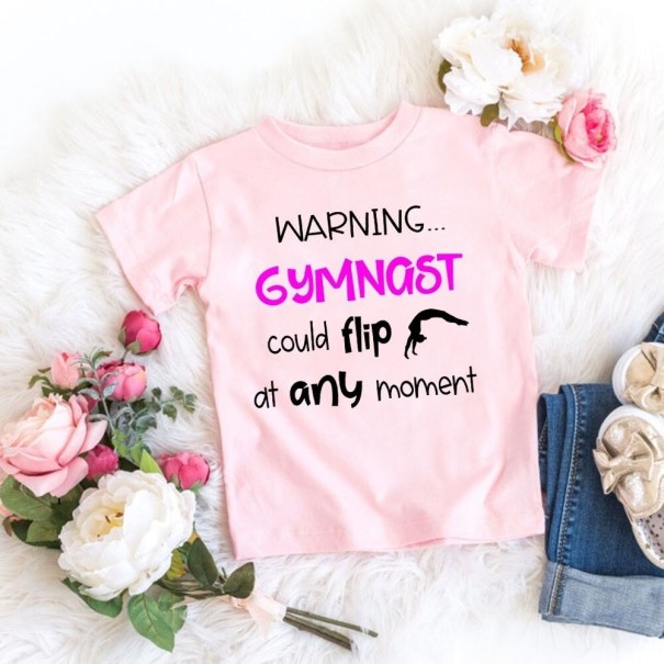 Mädchen-T-Shirt B1582 rosa 4 A