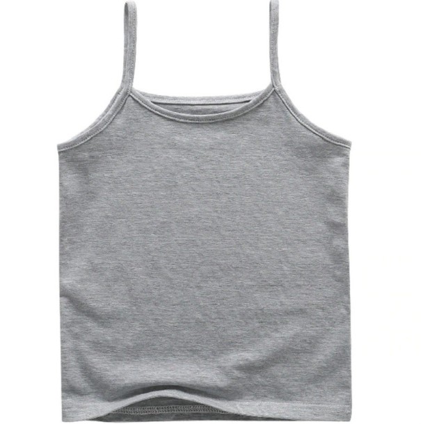 Mädchen-Tanktop B1455 grau 6
