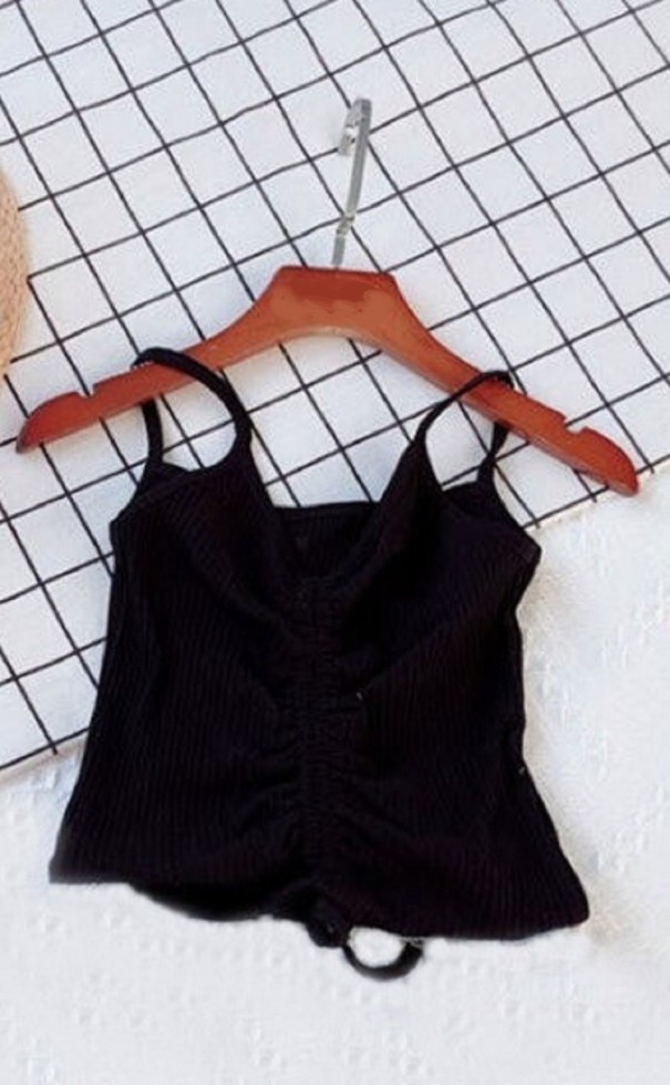 Mädchen-Tanktop B1521 schwarz 5