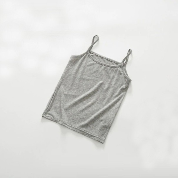 Mädchen-Tanktop B1582 grau 3