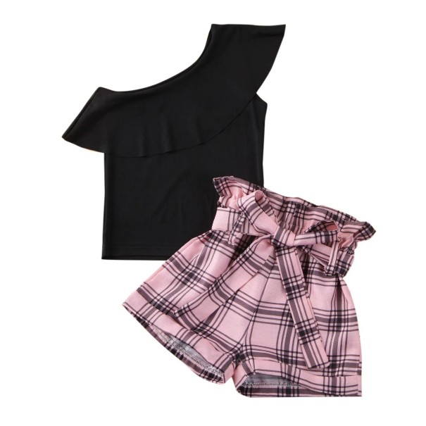 Mädchen-Tanktop und Shorts L1117 3