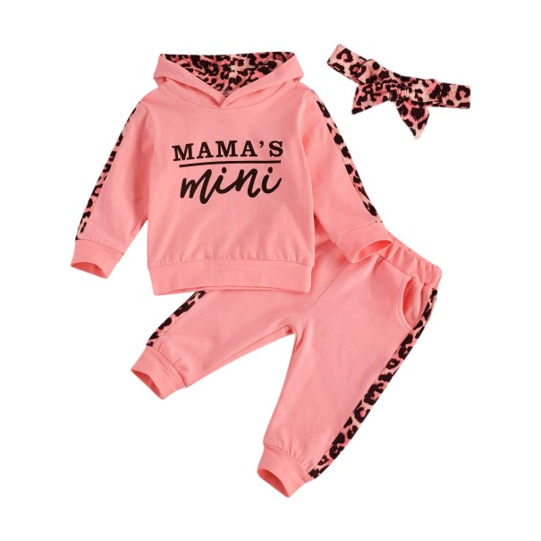 Mädchen-Trainingsanzug-Set L1266 rosa 18-24 Monate