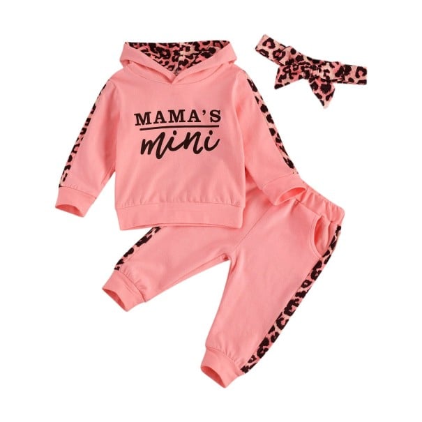 Mädchen-Trainingsanzug-Set L1266 rosa 12-18 Monate