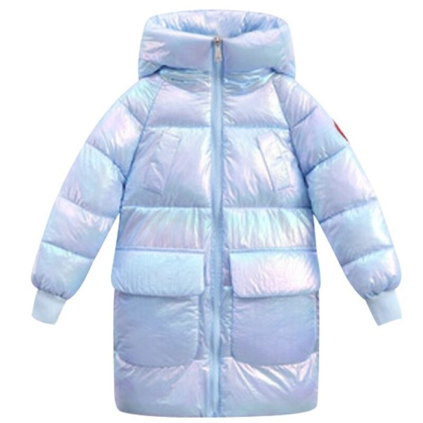 Mädchen-Winterjacke L1912 hellblau 8