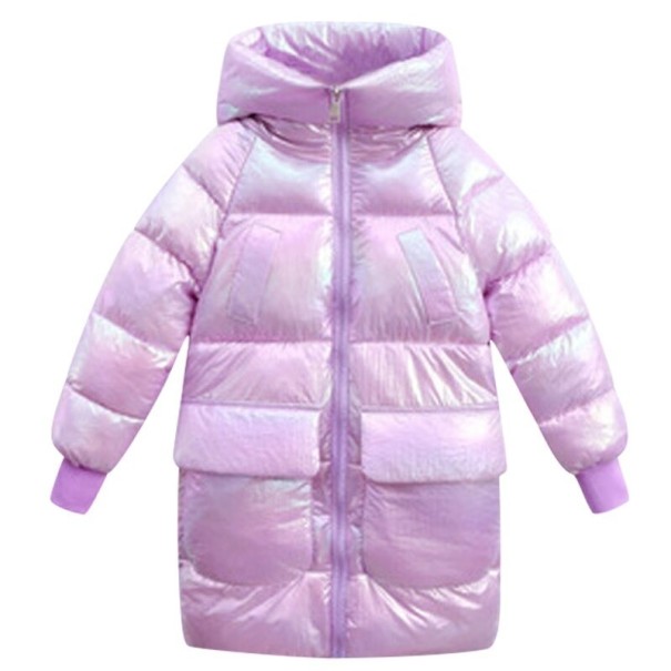 Mädchen-Winterjacke L1912 hellviolett 4