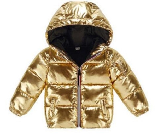 Mädchen-Winterjacke L1915 golden 4