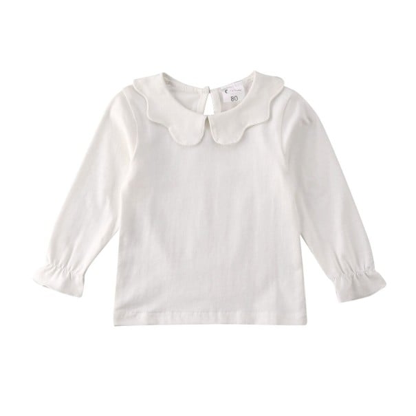 Mädchenbluse L672 weiß 2