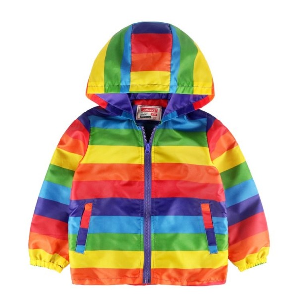 Mädchenjacke A2855 regenbogen 5