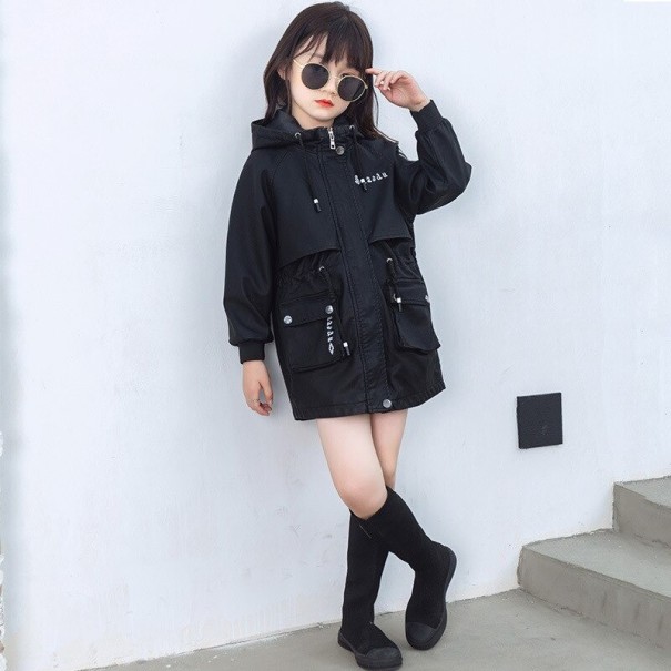 Mädchenjacke L1966 schwarz 6-7 Jahre