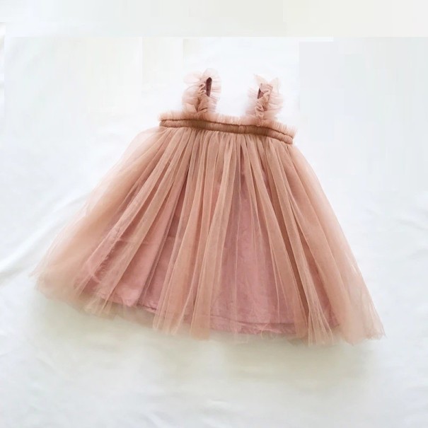 Mädchenkleid N123 rosa 4